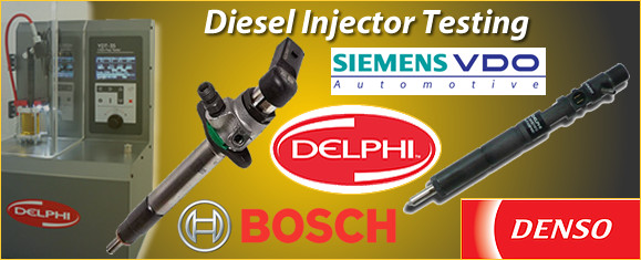 Delphi, Bosch, Siemens, Denso Diesel Injector Testing